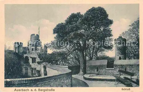 AK / Ansichtskarte Auerbach Bergstrasse Schloss Kat. Bensheim