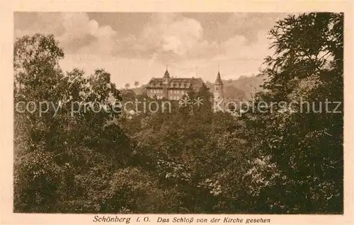 AK / Ansichtskarte Schoenberg Bensheim Schloss Kat. Bensheim