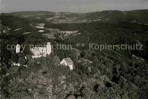 AK / Ansichtskarte Auerbach Bergstrasse Schloss Fliegeraufnahme Kat. Bensheim