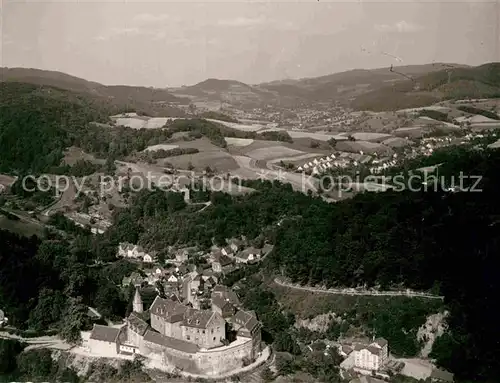 AK / Ansichtskarte Bensheim Bergstrasse Schloss Fliegeraufnahme Kat. Bensheim