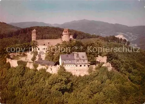 AK / Ansichtskarte Auerbach Bergstrasse Schloss Auerbach Fliegeraufnahme Kat. Bensheim