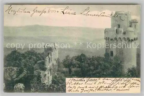 AK / Ansichtskarte Auerbach Bergstrasse Auerbacher Schloss Kat. Bensheim