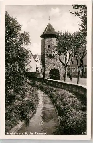 AK / Ansichtskarte Bensheim Bergstrasse Am Rinnentor Kat. Bensheim