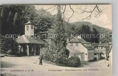 AK / Ansichtskarte Auerbach Bergstrasse Fuerstenlager Wachhaeuschen und Hofkueche Kat. Bensheim