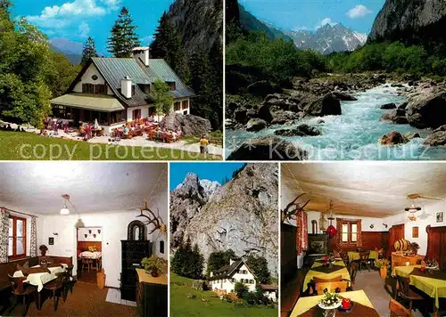 AK / Ansichtskarte Ramsau Berchtesgaden Berggaststaette Wimbachschloss im Wimbachtal Kat. Ramsau b.Berchtesgaden