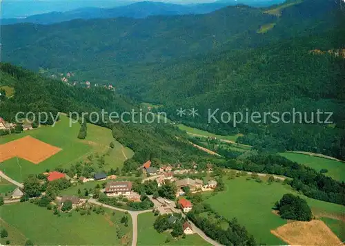 AK / Ansichtskarte Langackern Hotel Gasthof zum Engel Schwarzwald Fliegeraufnahme Kat. Horben