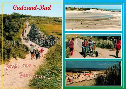 AK / Ansichtskarte Cadzand Bad Strand Duenen 