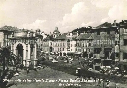 AK / Ansichtskarte Finale Ligure Vittorio Emanuelle Platz