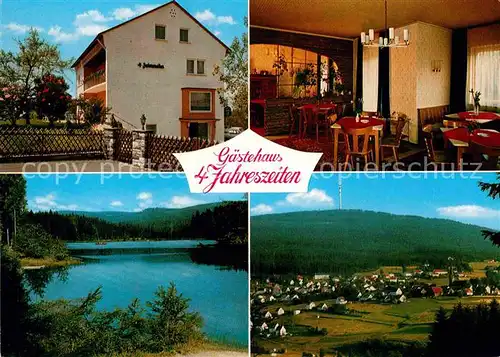 AK / Ansichtskarte Bischofsgruen Gaestehaus Vier Jahreszeiten Kat. Bischofsgruen