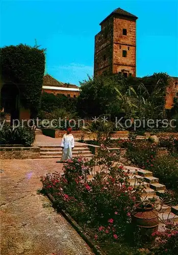 AK / Ansichtskarte Rabat Marokko Garten Oudaias Kat. Marocco