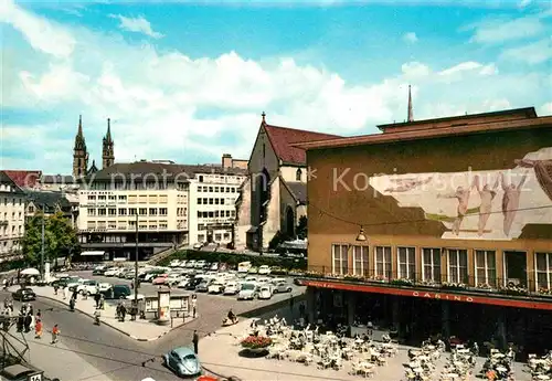 AK / Ansichtskarte Basel BS Barfuesserplatz  Kat. Basel