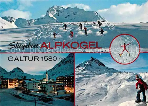 AK / Ansichtskarte Galtuer Tirol Skigeniet Alpkogel Stadtansichten  Kat. Galtuer