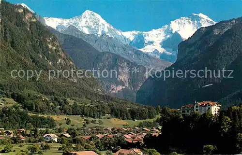 AK / Ansichtskarte Wilderswil Moench und Jungfrau Kat. Wilderswil