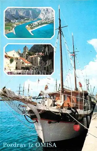 AK / Ansichtskarte Omisalj Teilansichten Schiffslaende Kat. Insel Krk
