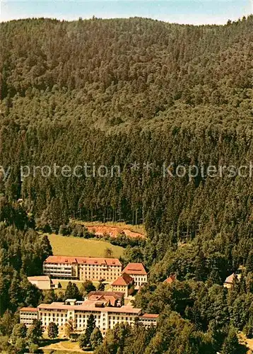 AK / Ansichtskarte Marzell Fachklinik Kandertal Schwarzwald Fliegeraufnahme Kat. Malsburg Marzell