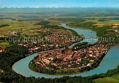 AK / Ansichtskarte Wasserburg Inn Fliegeraufnahme Kat. Wasserburg a.Inn