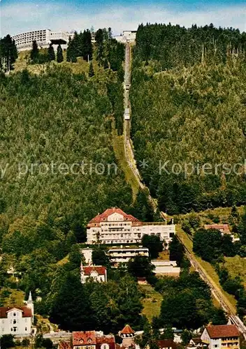 AK / Ansichtskarte Wildbad Schwarzwald Blindenheim Bergbahn Sommerberghotel Kat. Bad Wildbad