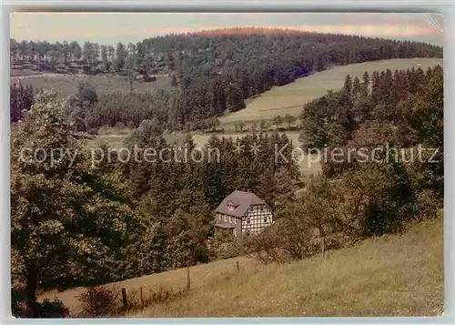 AK / Ansichtskarte Wingeshausen Privatpension Haus Wied Kat. Bad Berleburg