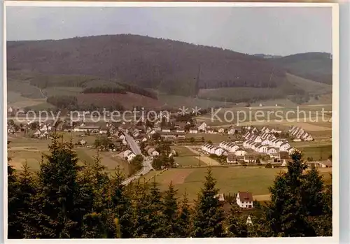 AK / Ansichtskarte Berghausen Wittgenstein Panorama Kat. Bad Berleburg