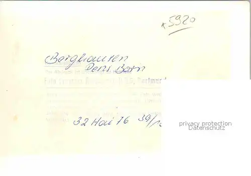 AK / Ansichtskarte Berghausen Wittgenstein Pension Born Kat. Bad Berleburg