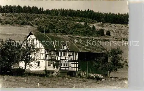 AK / Ansichtskarte Sassenhausen Pension Kat. Bad Berleburg