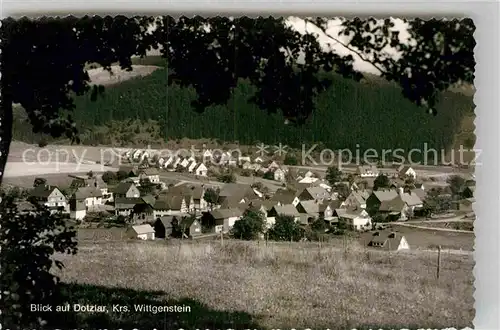 AK / Ansichtskarte Dotzlar Panorama Kat. Bad Berleburg