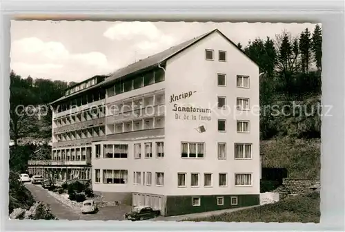 AK / Ansichtskarte Laasphe Kurhaus Sanatorium Dr de la Camp Kat. Bad Laasphe