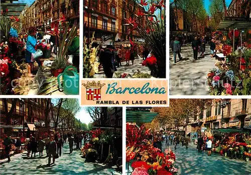 AK / Ansichtskarte Barcelona Cataluna Rambla de las Flores Kat. Barcelona