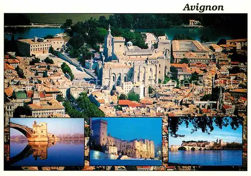 AK / Ansichtskarte Avignon Vaucluse Gesamtansicht Schloss Bruecke  Kat. Avignon