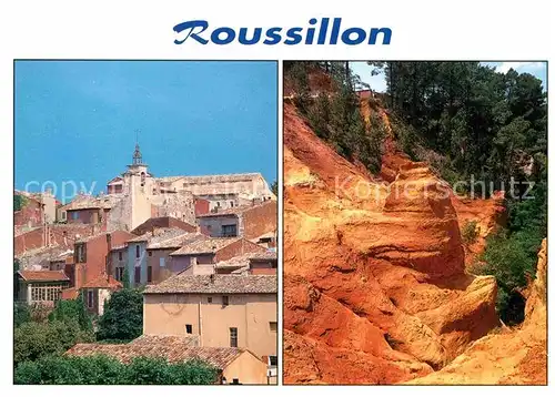 AK / Ansichtskarte Roussillon Isere Altstadt Felsenansicht Kat. Roussillon