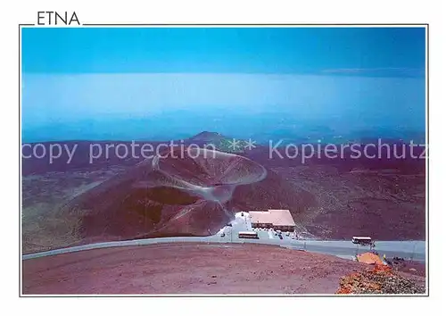 AK / Ansichtskarte Etna Italien Fliegeraufnahme Krater Monti Silvestri Kat. Italien