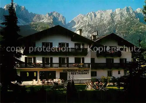 AK / Ansichtskarte Ellmau Tirol Hotel Restaurant Alpenhof Kat. Ellmau
