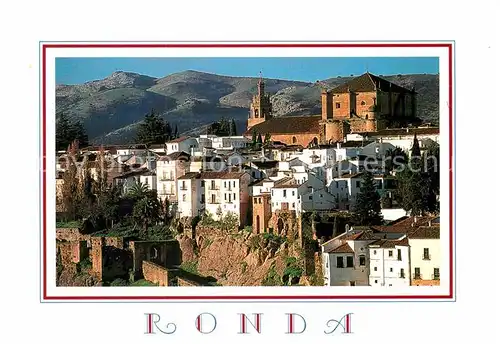 AK / Ansichtskarte Ronda Andalucia Kirche Santa Maria Teilansicht  Kat. Ronda