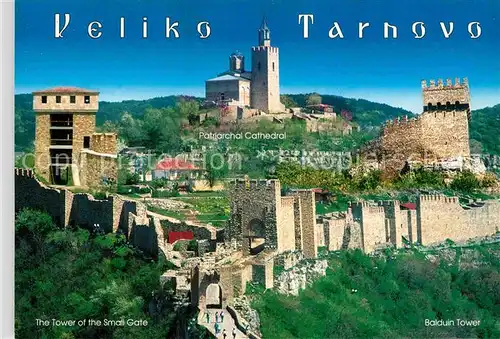 AK / Ansichtskarte Veliko Tarnowo Panorama Patriarchal Kathedrale Balduin Tower 