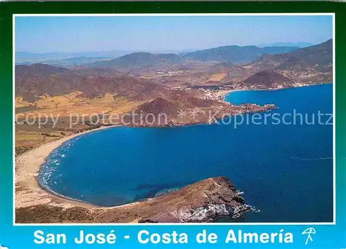 AK / Ansichtskarte Costa de Almeria Fliegeraufnahme San Jose