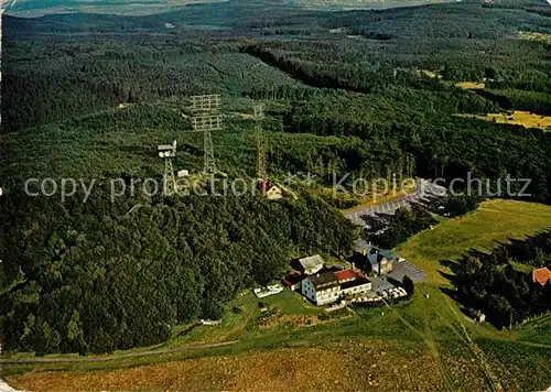 AK / Ansichtskarte Schotten Berggasthof Hoherodskopf Fliegeraufnahme Kat. Schotten