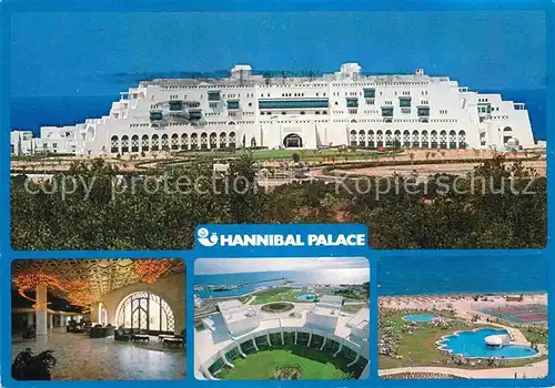 AK / Ansichtskarte Sousse Hannibal Palace Piscine Plage vue aerienne Kat. Tunesien