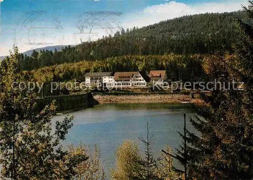 AK / Ansichtskarte Schwarzenbachtalsperre Schwarzenbachhotel mit Hallenschwimmbad Kat. Forbach