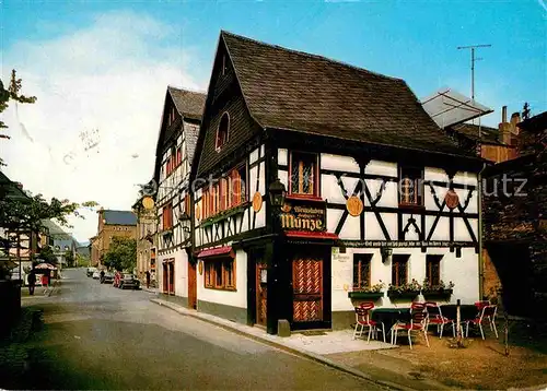 AK / Ansichtskarte Bacharach Rhein Historische Kurpfaelzische Muenze Kat. Bacharach