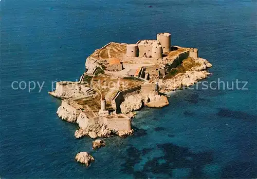 AK / Ansichtskarte Marseille Bouches du Rhone Le Chateau d If Fliegeraufnahme