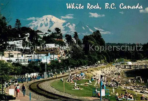 AK / Ansichtskarte White Rock British Columbia with Mount Baker Kat. White Rock