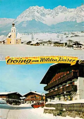AK / Ansichtskarte Going Wilden Kaiser Tirol Panorama Dorfmotiv Kat. Going am Wilden Kaiser