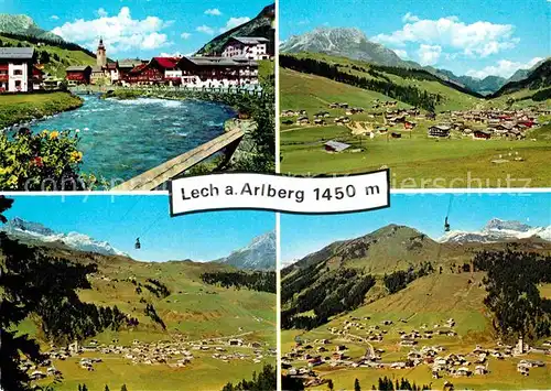 AK / Ansichtskarte Lech Vorarlberg Teilansicht Panorama Kat. Lech