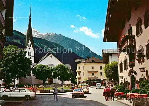 AK / Ansichtskarte Mayrhofen Zillertal Ortsmotiv mit Kirche Kat. Mayrhofen