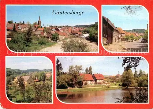 AK / Ansichtskarte Guentersberge Stadtblick Teilansichten Kat. Guentersberge