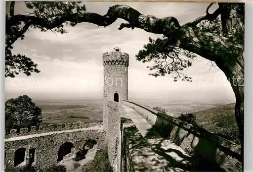 AK / Ansichtskarte Auerbach Bergstrasse Auerbacher Schloss Wehrgang mit Nordturm Kat. Bensheim