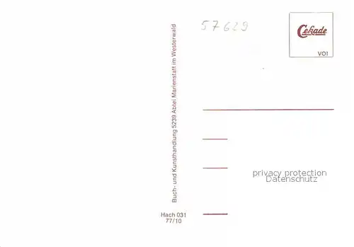 AK / Ansichtskarte Marienstatt Westerwald Zisterzienser Abtei Kat. Streithausen