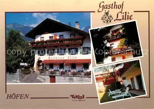 AK / Ansichtskarte Hoefen Tirol Landgasthof Lilie Kat. Hoefen Reutte