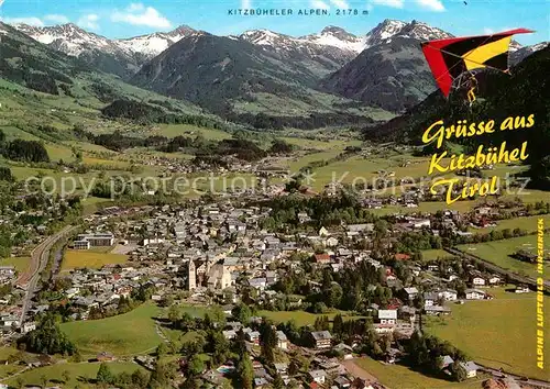 AK / Ansichtskarte Kitzbuehel Tirol Fliegeraufnahme Pfarrkirche St. Andreas  Kat. Kitzbuehel