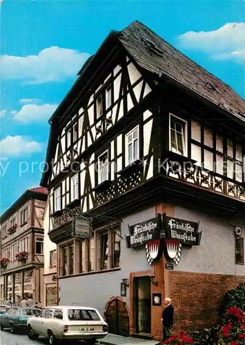 AK / Ansichtskarte Miltenberg Main Gasthaus Pension Fraenkische Weinstube Kat. Miltenberg